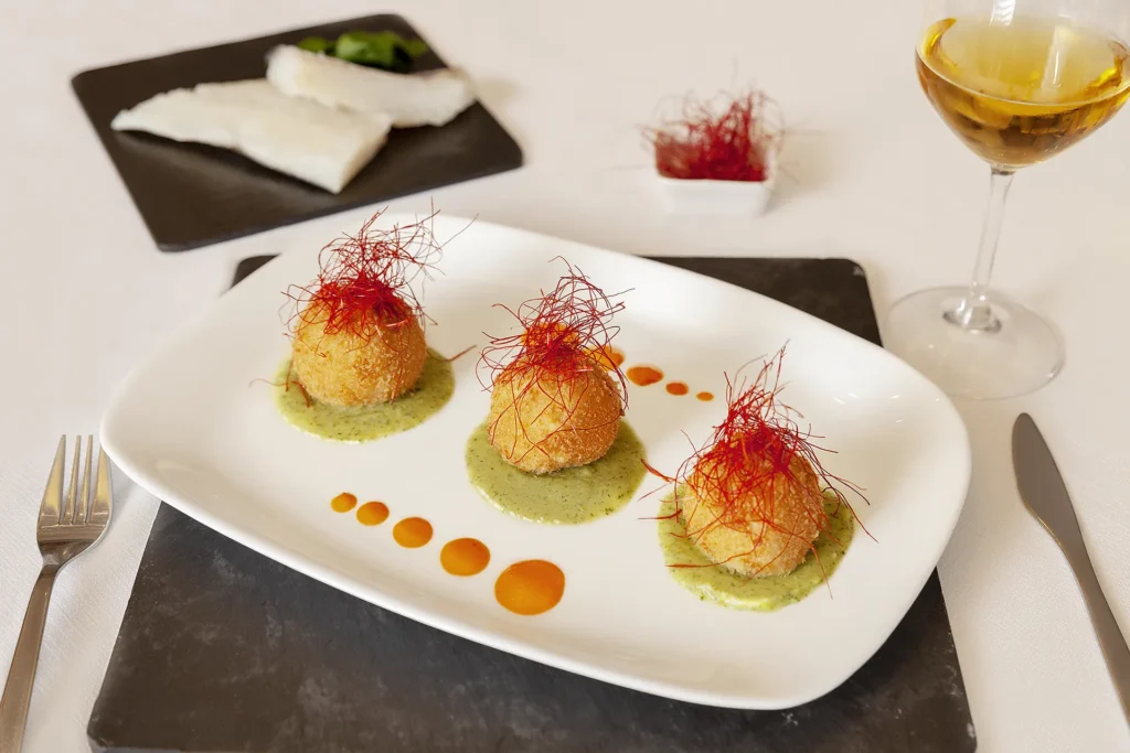 The image shows a serving dish from the restaurant.